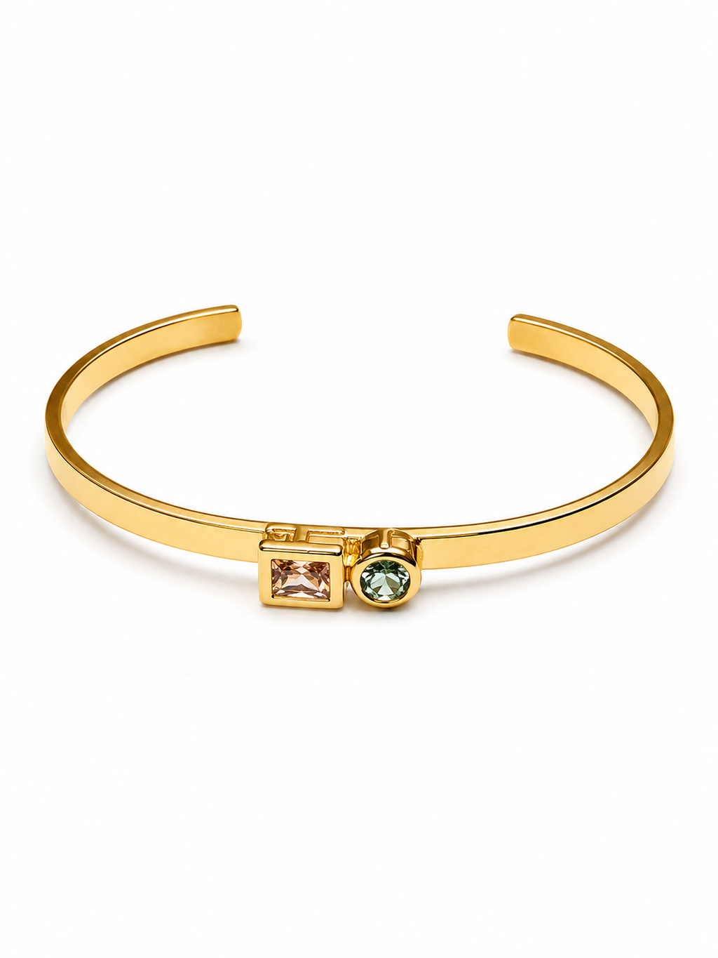 Brazalete con piedras multiforma — brillo y personalidad en tu muñeca