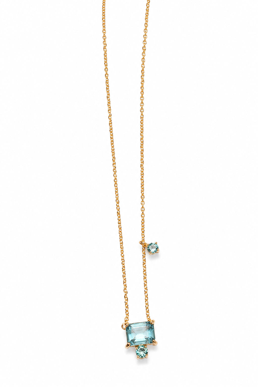 Escapulario Elegance con Cruz y Zirconias