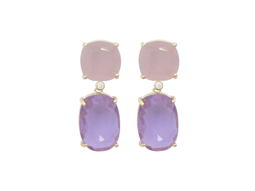 Aros Lavanda & Rosa – Destellos de Color