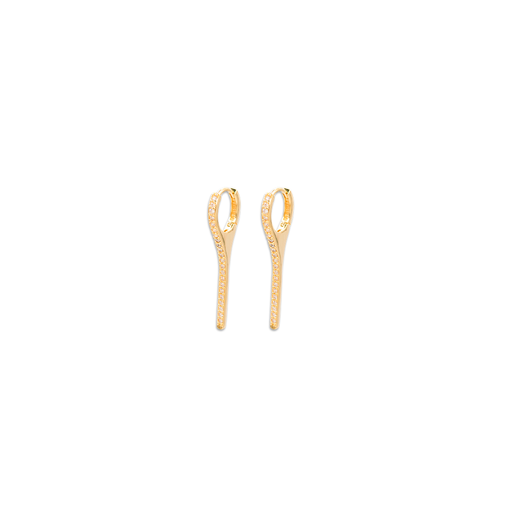 Aros Línea de Luz – Elegancia Dorada