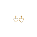 Aros Corazón Abierto – Encanto Dorado