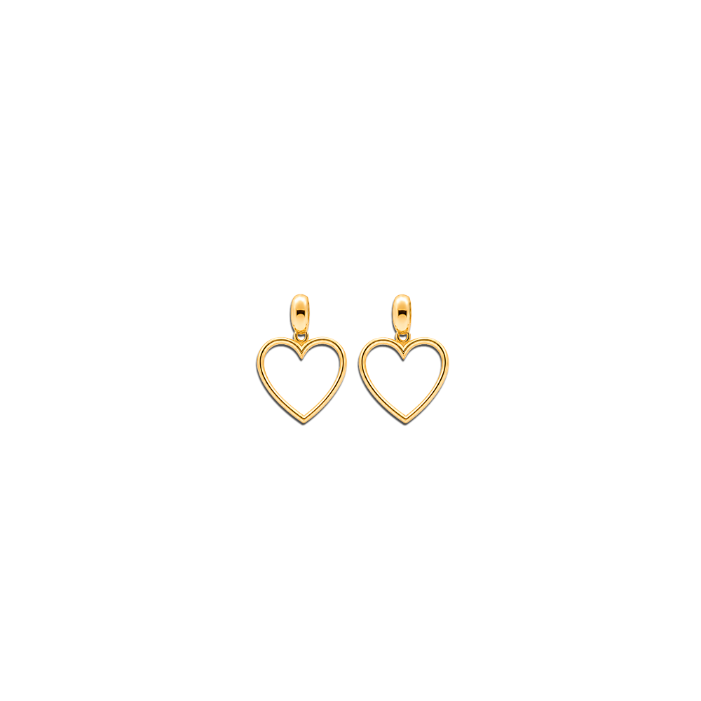 Aros Corazón Abierto – Encanto Dorado