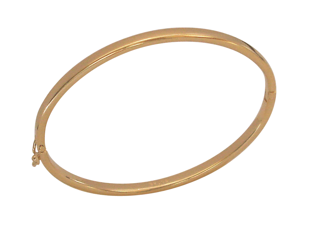 Pulsera Clásica Rígida – Esencia Dorada