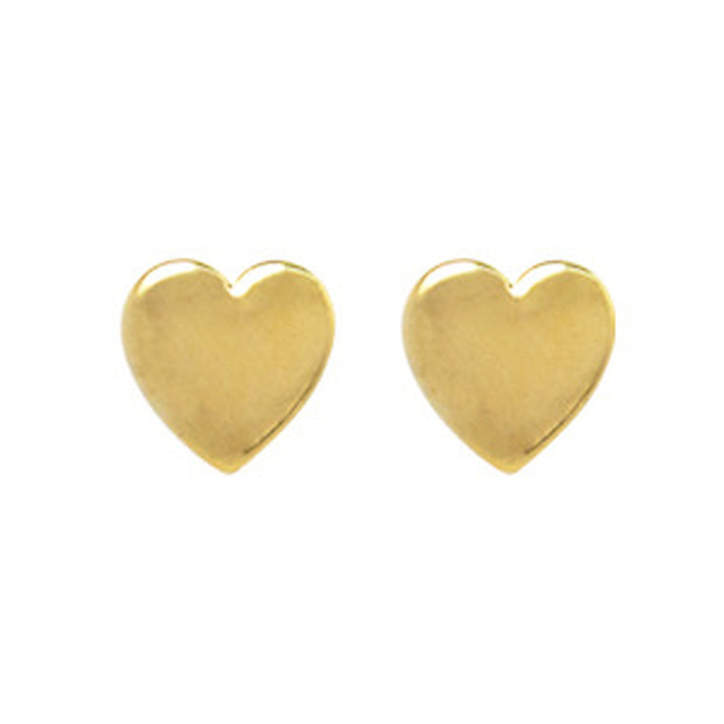 BB3051OU aros corazón dorados lisos, fotografía oficial mejorada