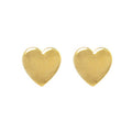 BB3051OU aros corazón dorados lisos, fotografía oficial mejorada